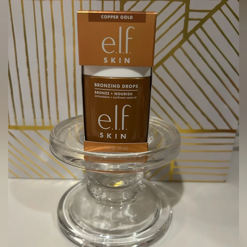 💖✨ e.l.f. Skin Bronzing Drops Bronze Copper Gold New In Box Full Size💖✨3 for $15